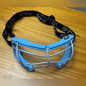 STX 2 See-S Womans Lacrosse Field Hockey Goggles Light Blue Orig $50